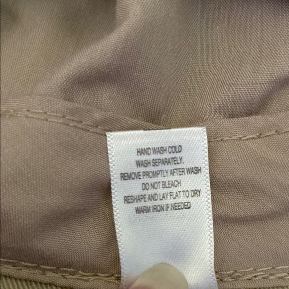 JACLYN SMITH Bucket hat tan wide brim beach sun summer size OSFA - Picture 7 of 9